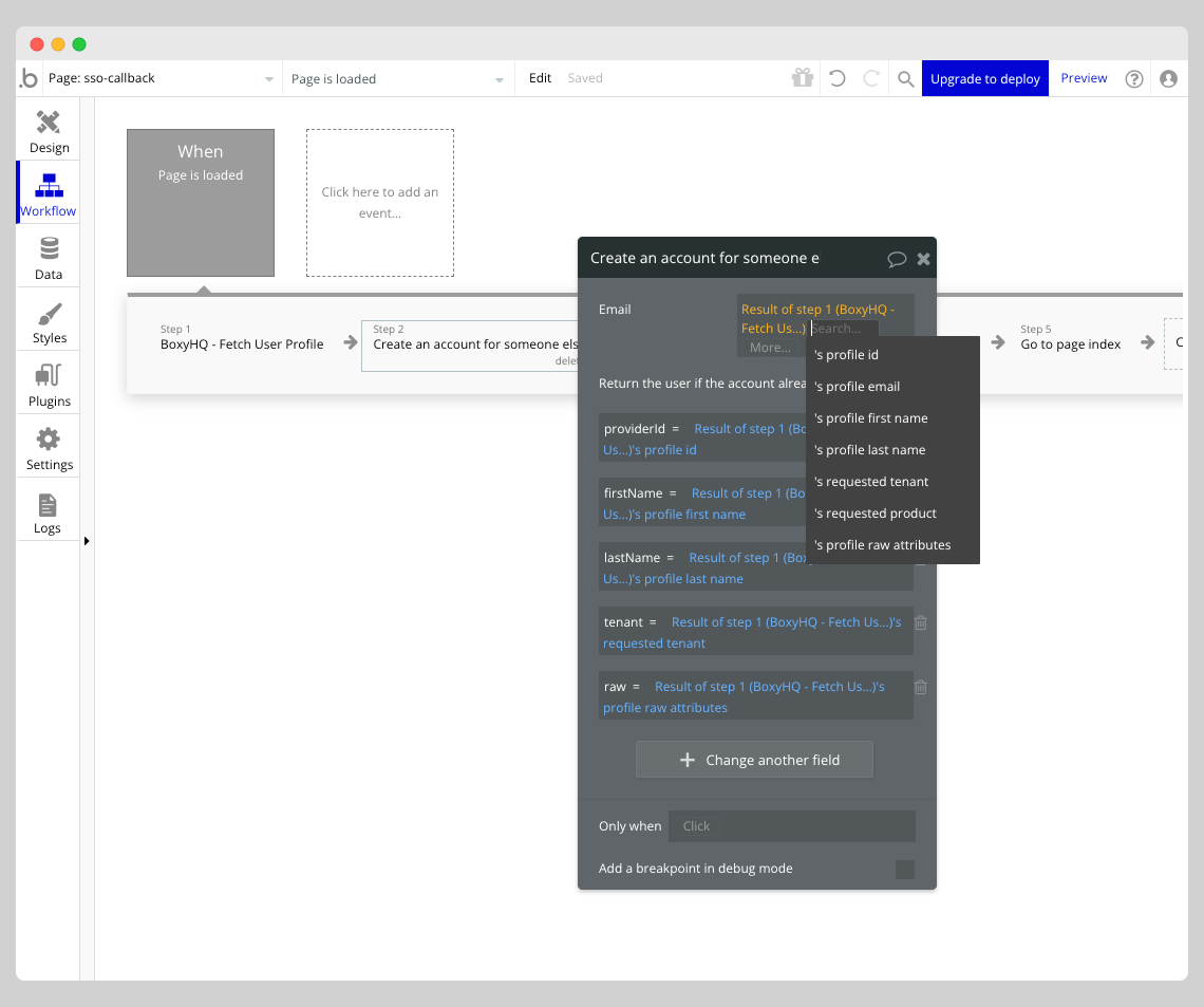 BoxyHQ - Get Authorization URL Action